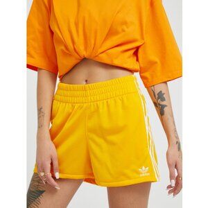 Adidas Original Shorts with Pockets -  Yellow, Size S